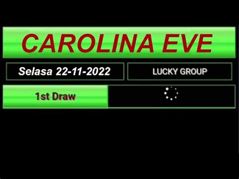 live draw carolina evening